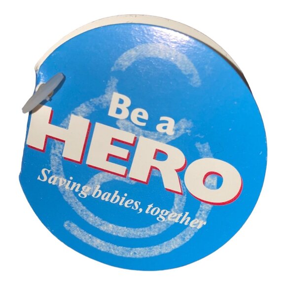 March Of Dimes "Hero" WalkAmerica 2001 Limited Edition White Plush Bear With Blu - Picture 5 of 9